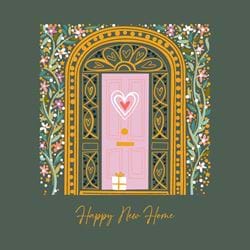 Floral Arch New Home Card