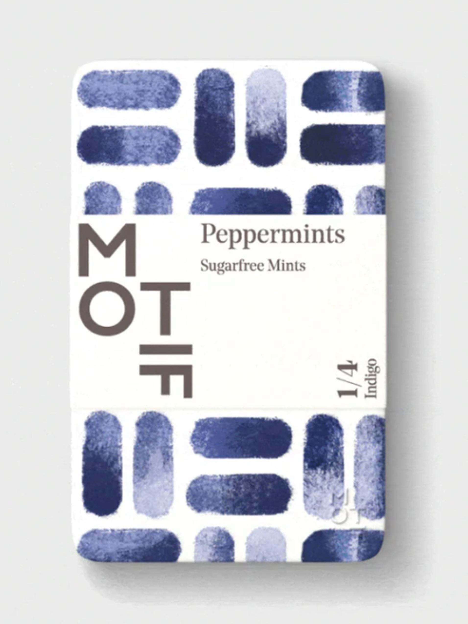 Motif Peppermint Tin - Indigo Collection 1/4