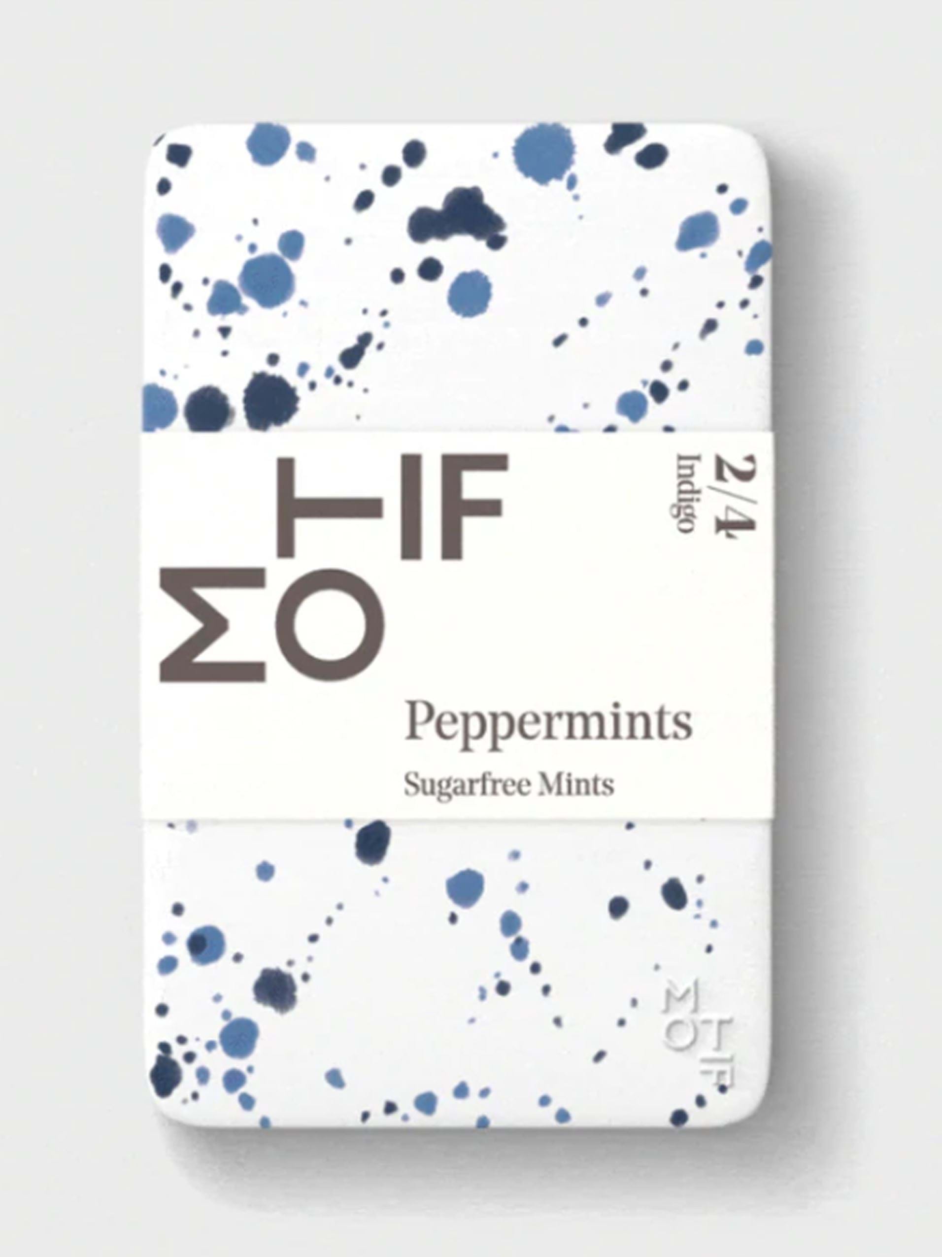 Motif Peppermint Tin - Indigo Collection 2/4