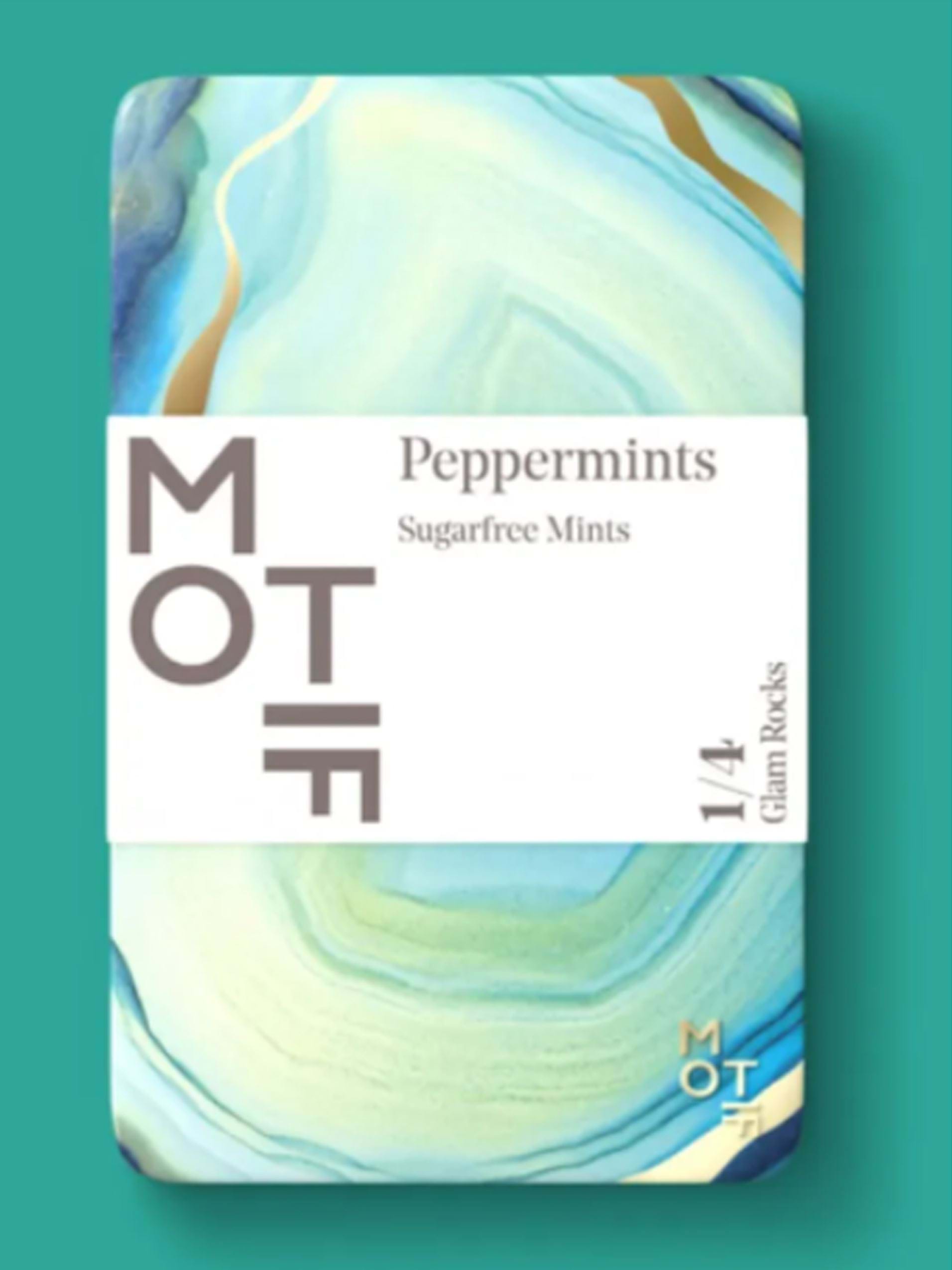 Motif Peppermint Tin - Glam Rocks Collection 1/4