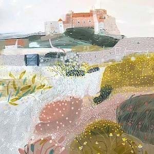 Jekyll Garden Lindisfarne Greeting Card