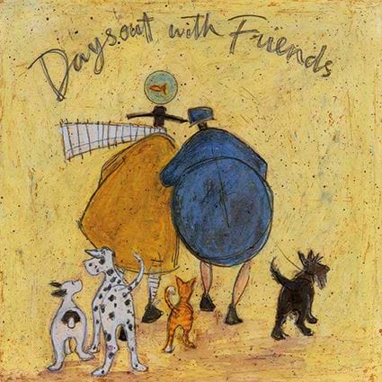 Days Out With Friends Greeting Card