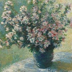 Vase of Flowers Monet Greeting Card