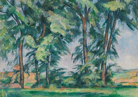 Tall Trees at the Jas de Bouffan Greeting Card