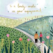 Lovely Couple Engagement Card