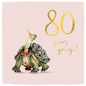80 Years Young Birthday Card
