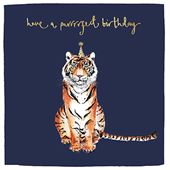 Tiger Birthday Card