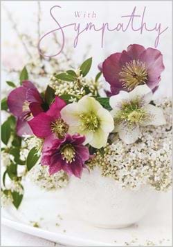 Posies Sympathy Card