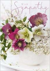 Posies Sympathy Card