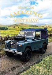 Land Rover Birthday Card