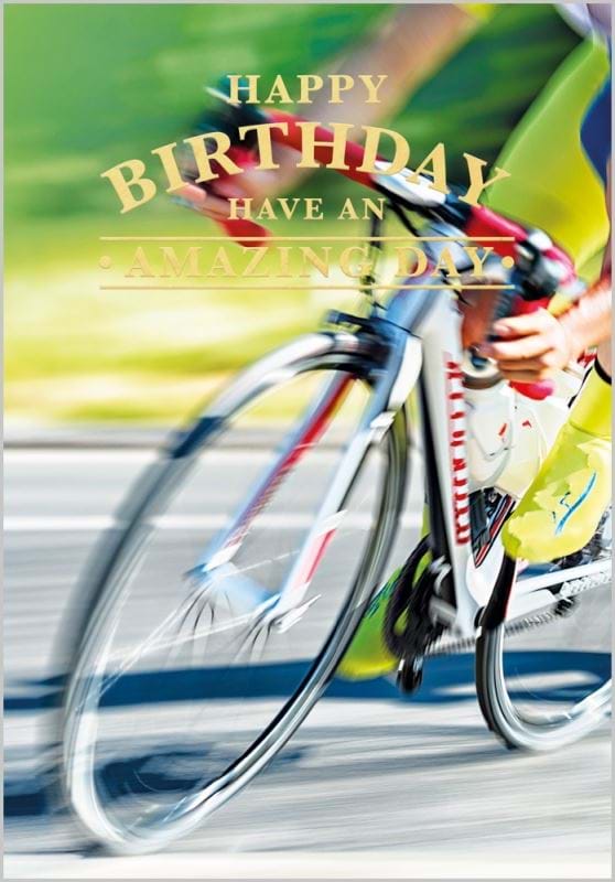 Cycling Birthday Card