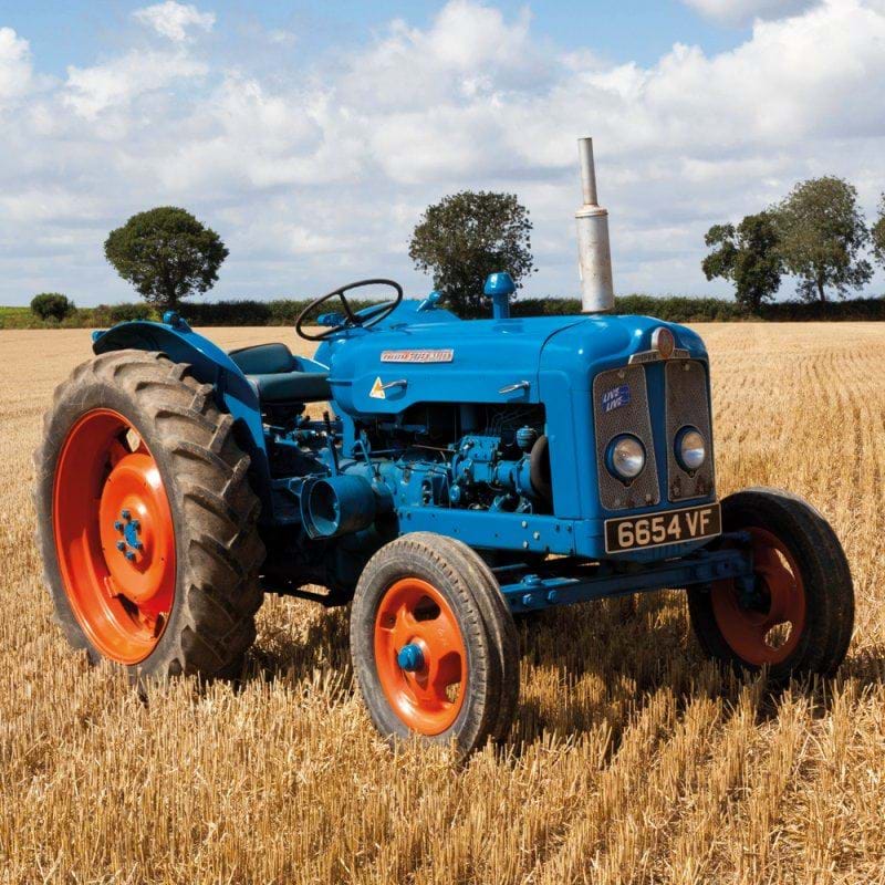 Vintage Tractor Greeting Card