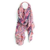 Pink Mix Ditsy Flower Print Scarf