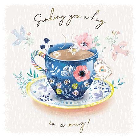 Hug in a Mug Greeting Card