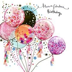 Balloons Birthday Card