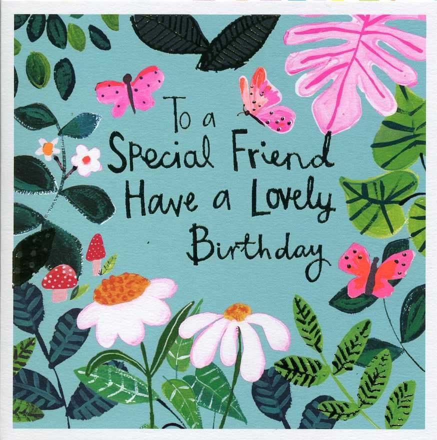 Special Friend Birthday Card