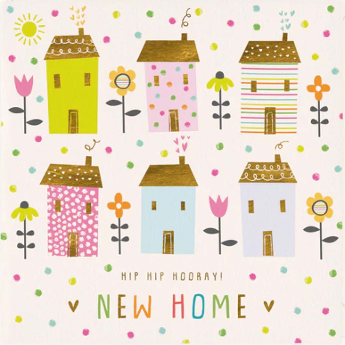 Hip Hip Hooray New Home Card