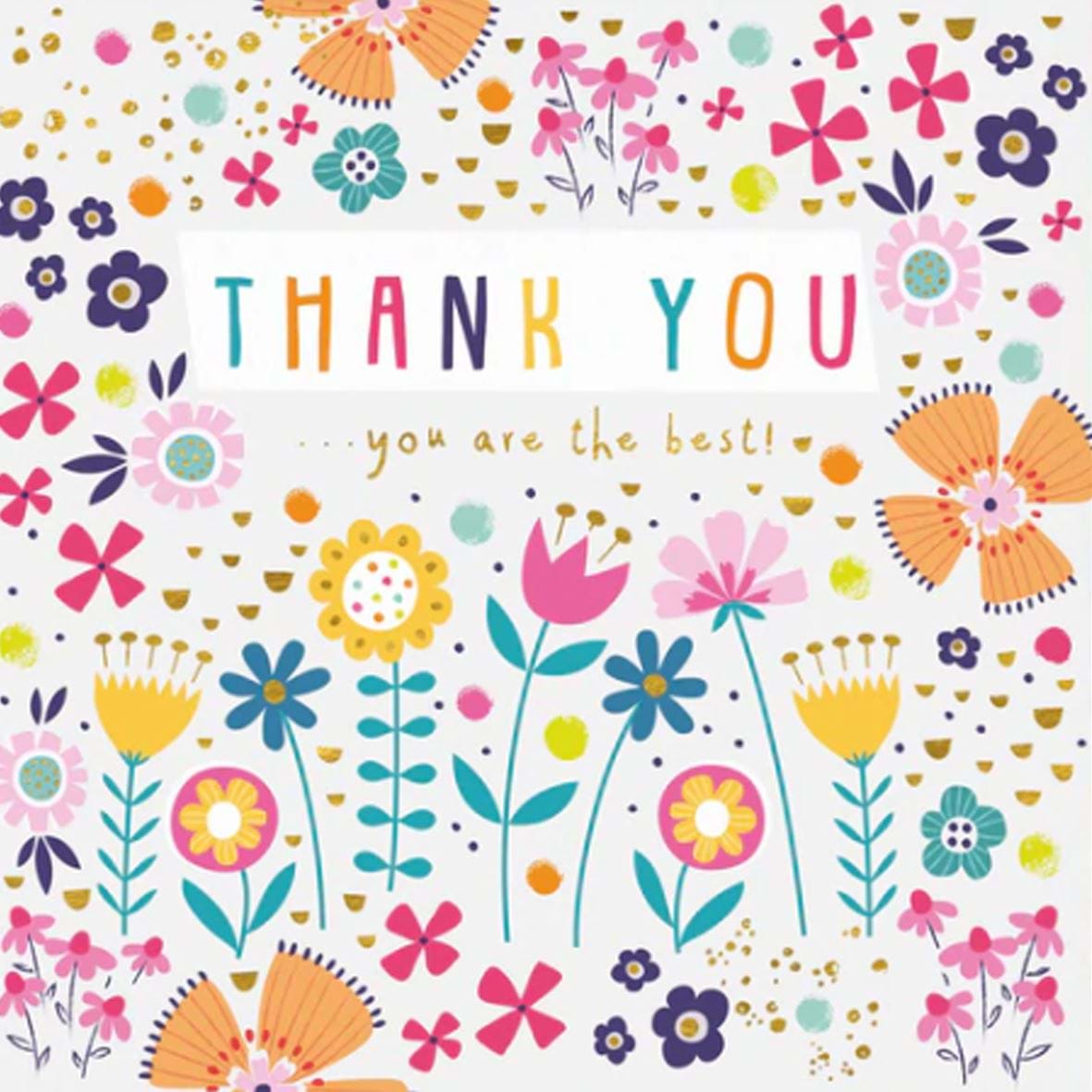 You Are The Best Thank You Card