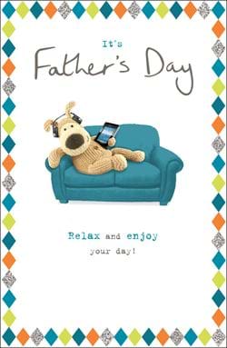 Relax on the Sofa Father's Day Card