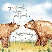 Bears Husband Birthday Card