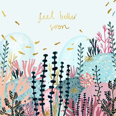 Coral Reef Get Well Soon Card