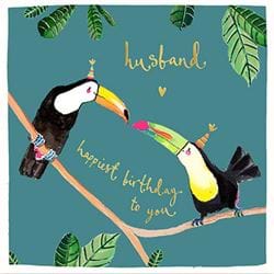 Toucan Husband Birthday Card