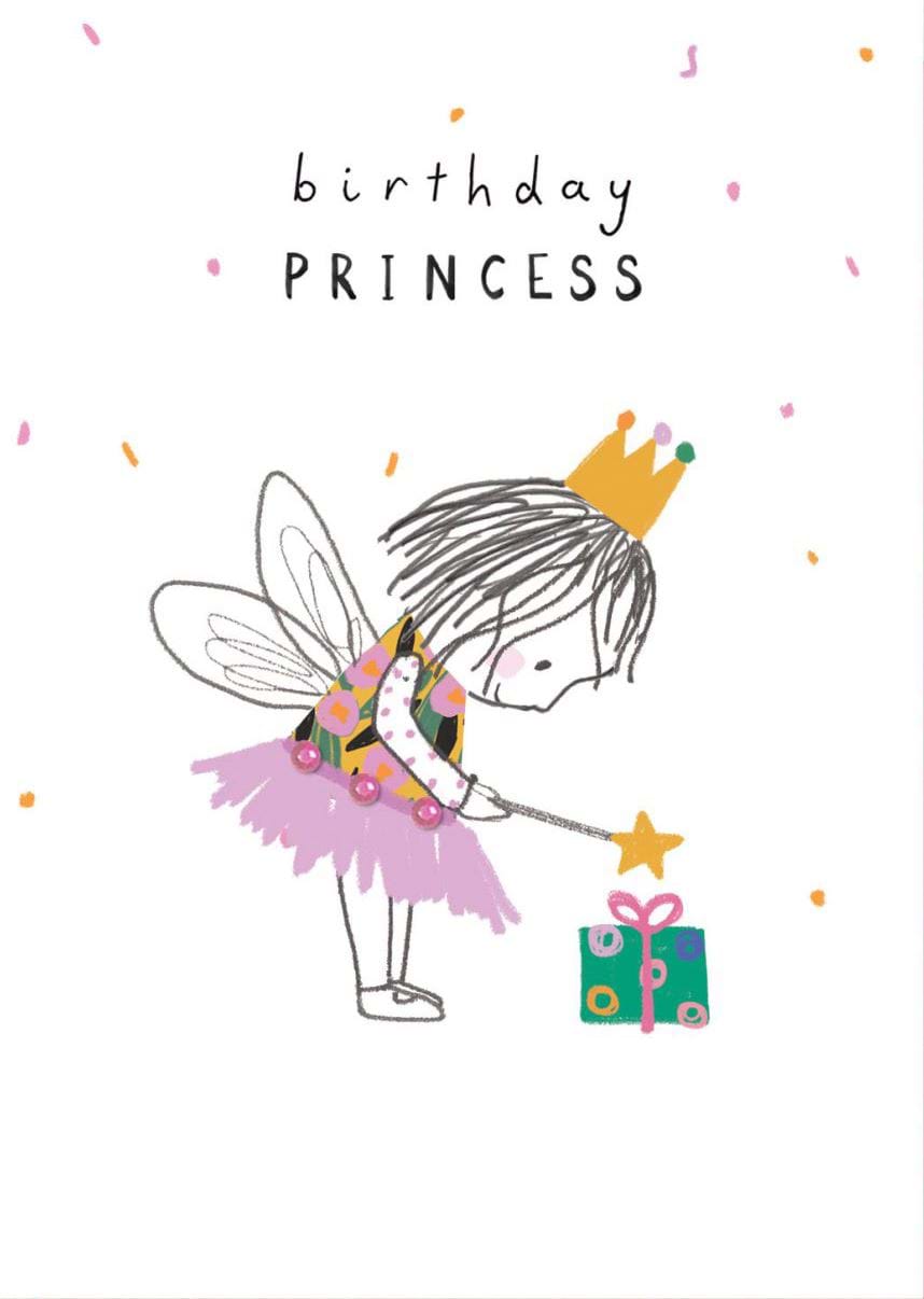 Princess Birthday Card