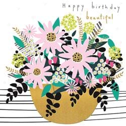 Flower Pot Birthday Card