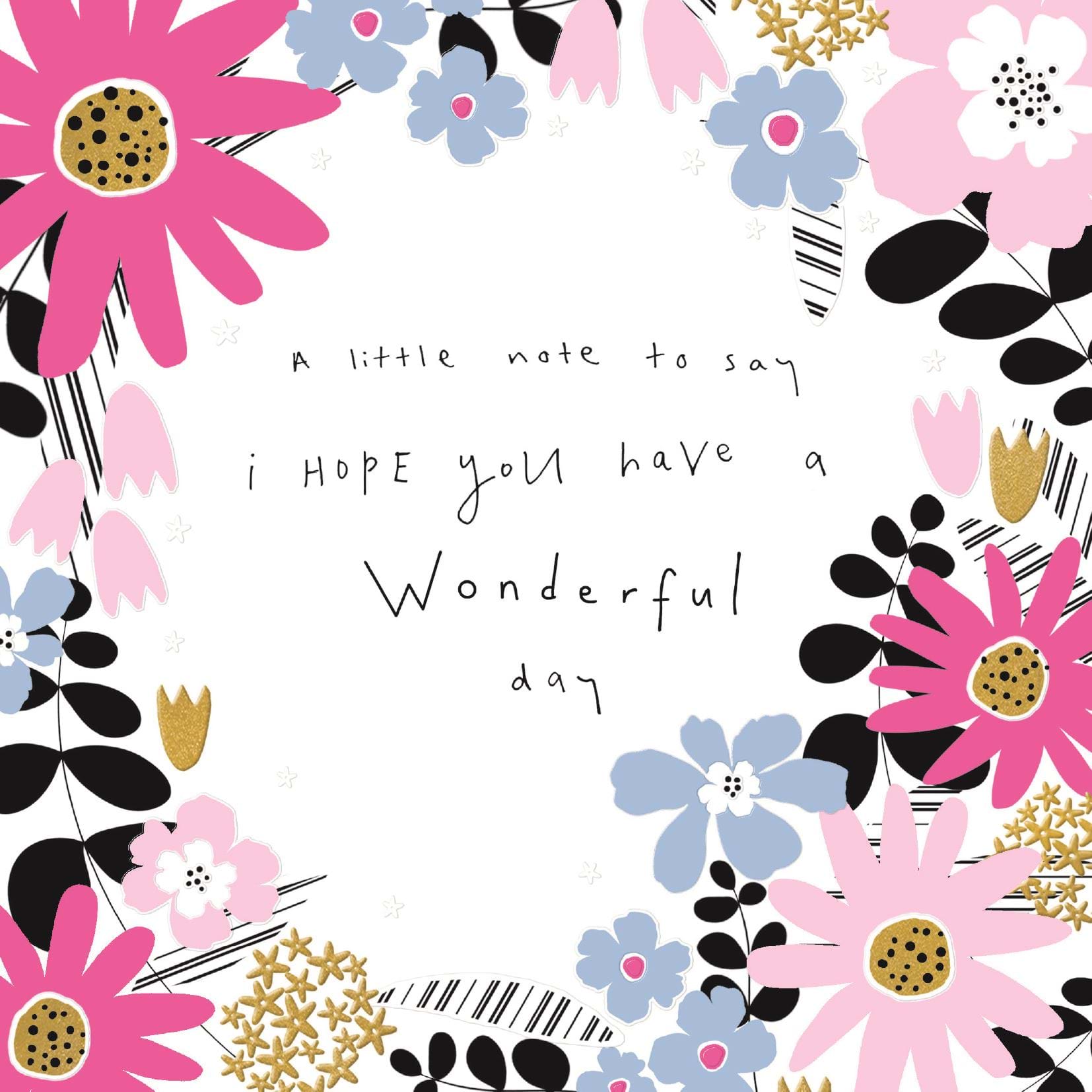 Wonderful Day Birthday Card