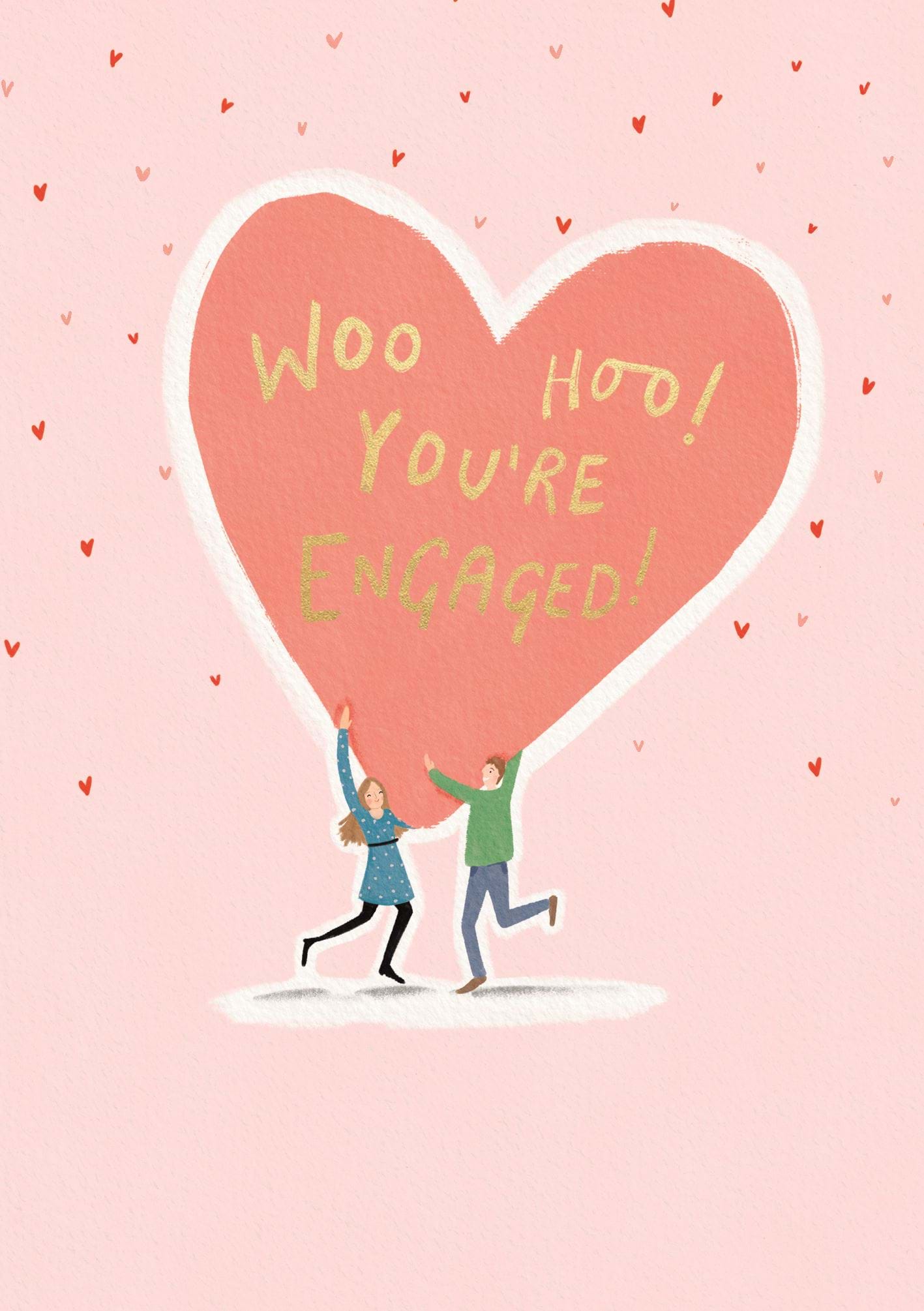 Woo Hoo! Engagement Card