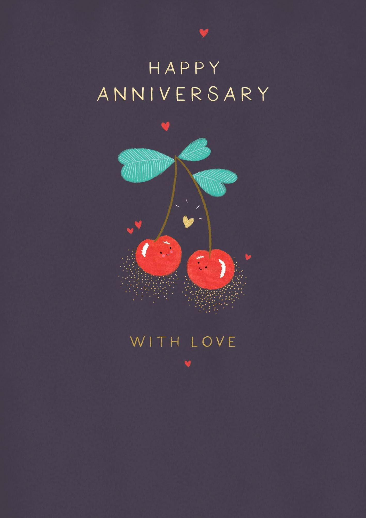 Cherries Anniversary Card