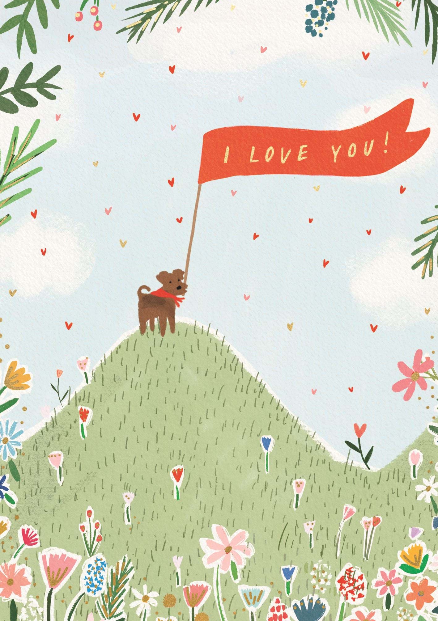 Hilltop Anniversary Card