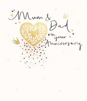For You Mum and Dad Anniversary Card