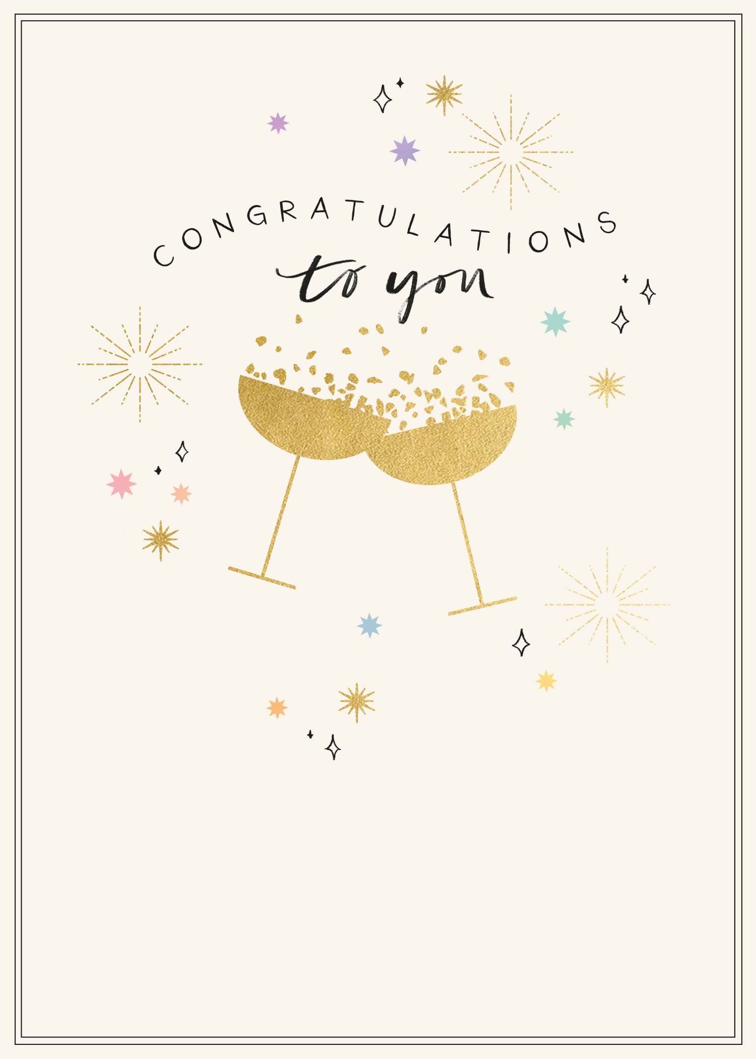 Cheers Congratulations Card