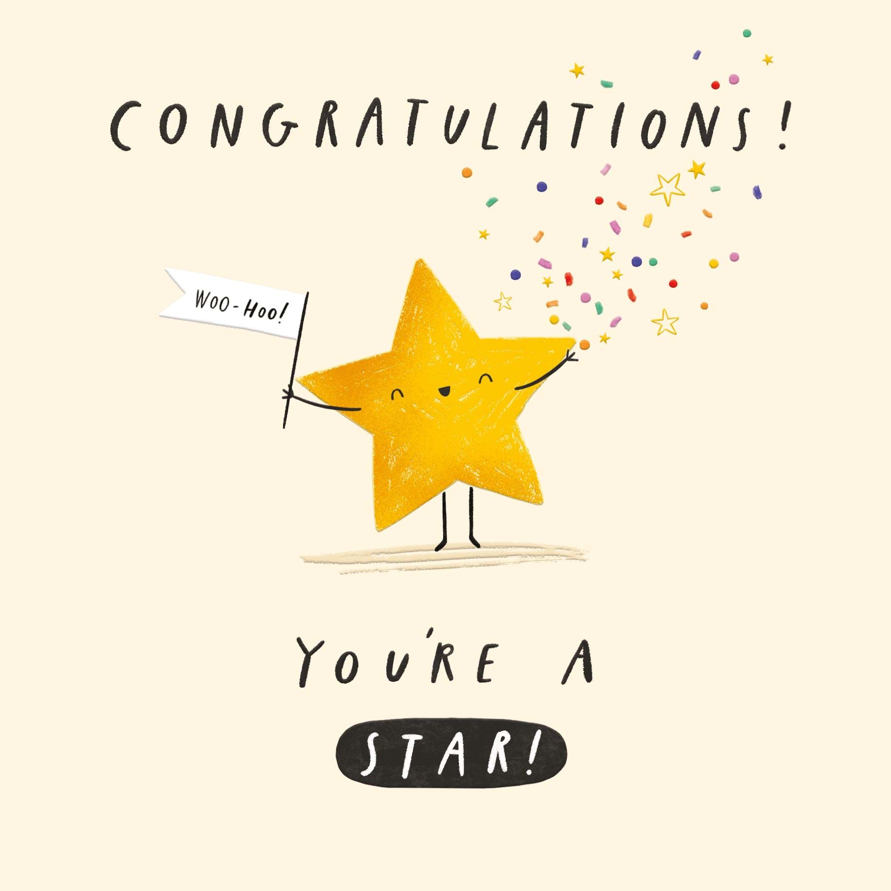 You're a Star Congratulations Card