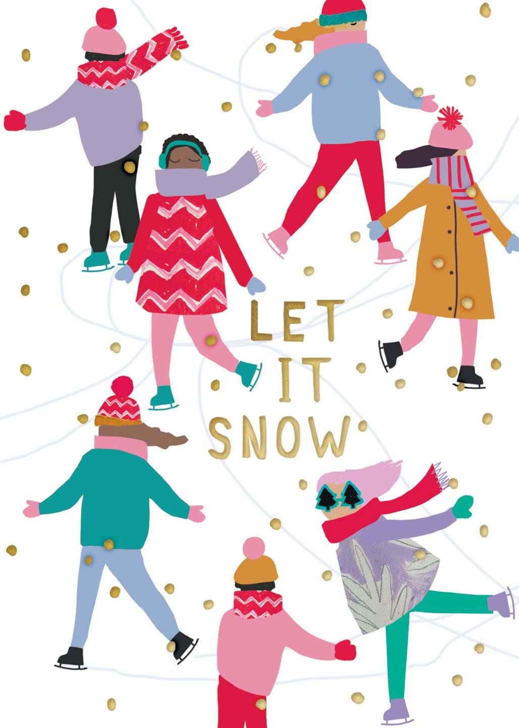 Let It Snow Christmas Card