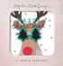Reindeer Christmas Cards - Pack of 8