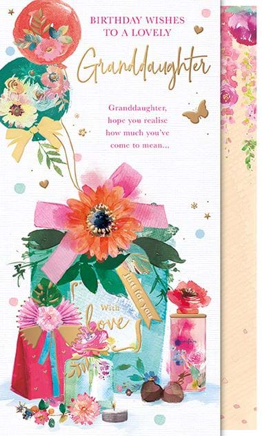 Perfume Granddaughter Birthday Card