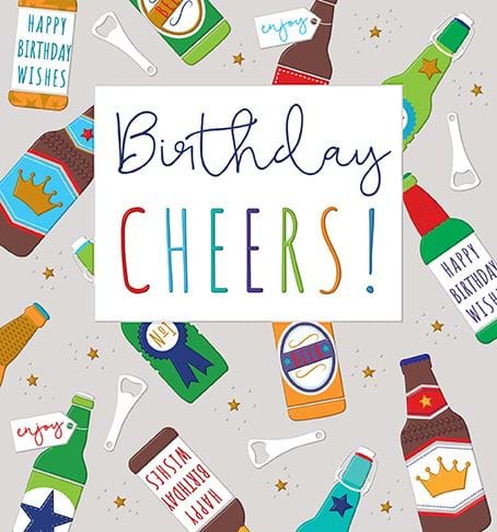 Cheers Birthday Card