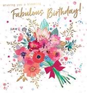Fabulous Bouquet Birthday Card
