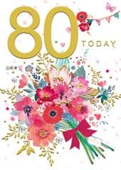 Bouquet 80th Birthday