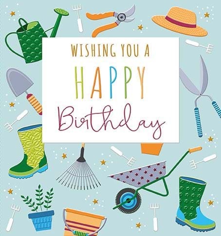 Gardening Birthday Card