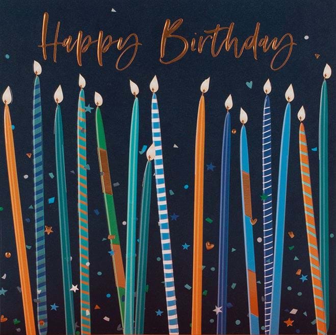 Candles Birthday Card