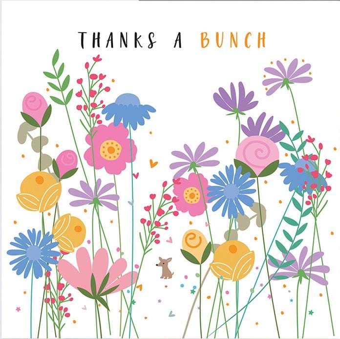 Meadow Flowers Thank you Pack (5)