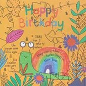 Snail Birthday Card