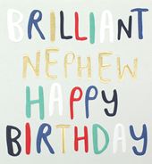 Brilliant Nephew Birthday Card