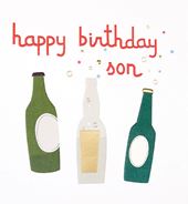 Beers Son Birthday Card