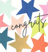 Stars Congratulations Card