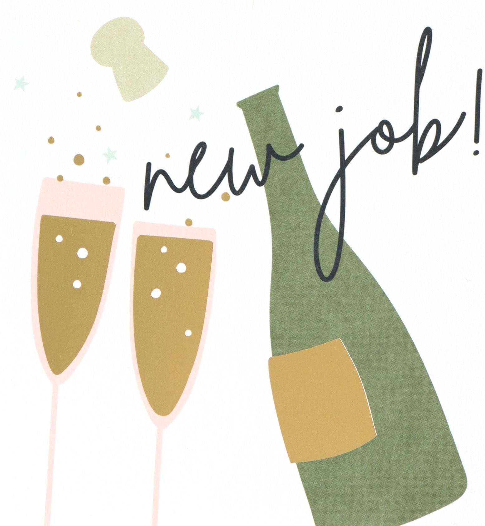 Bubbly New Job Card