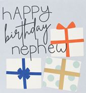 Presents Nephew Birthday Card